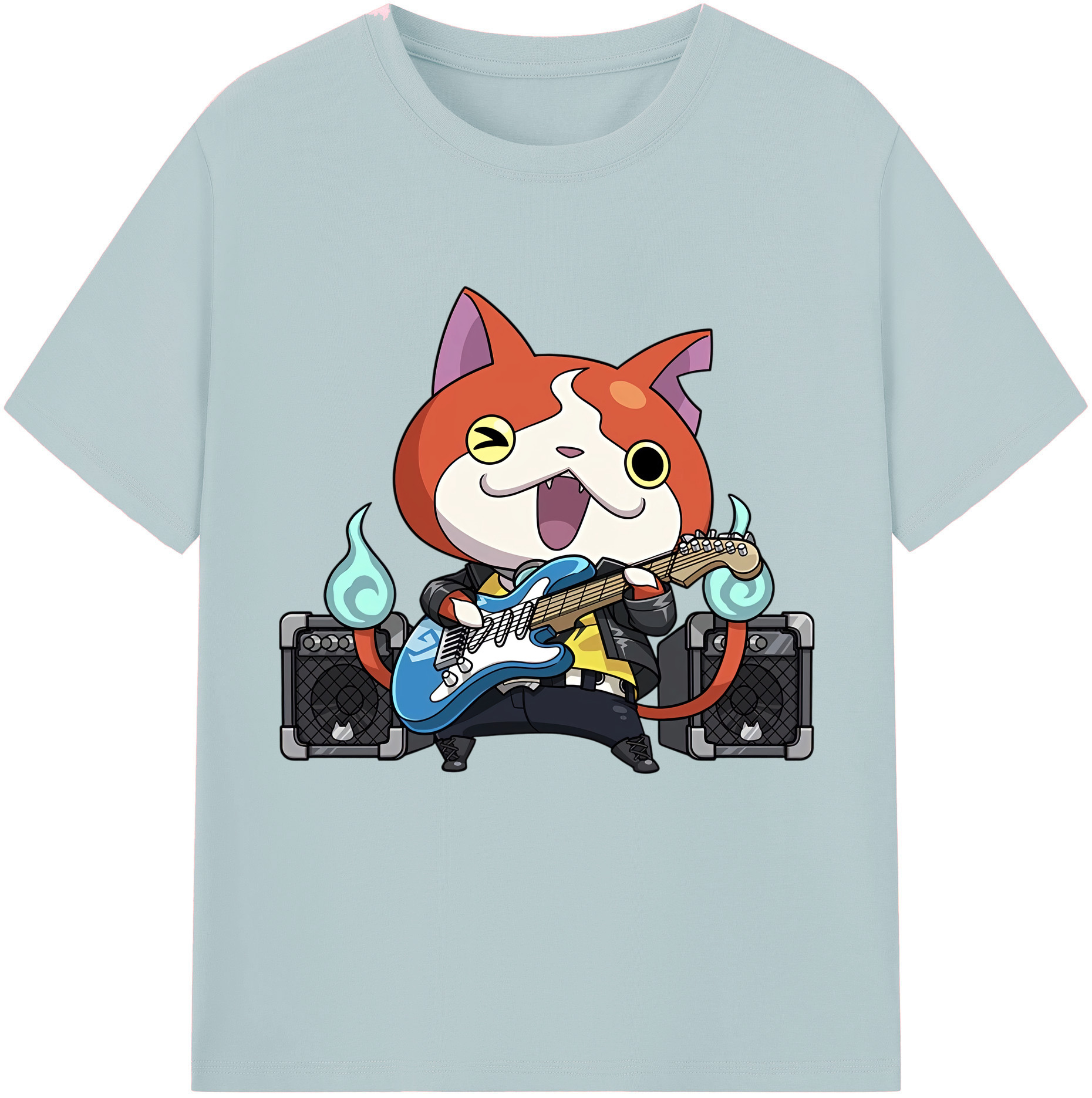 （画像用） 妖怪ウォッチ Yo-kai Watch 綿100％半袖Tシャツ（フロントプリント）